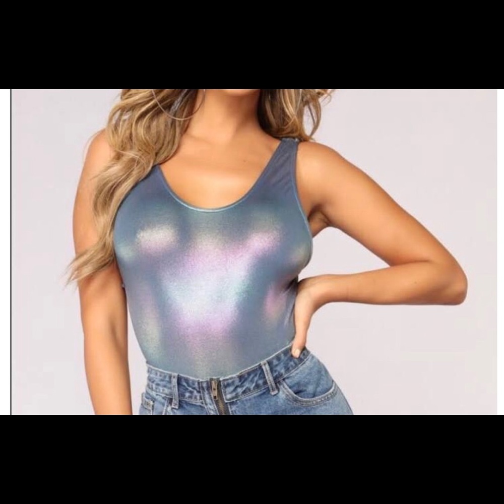 Holographic Bodysuit from Fashion Nova